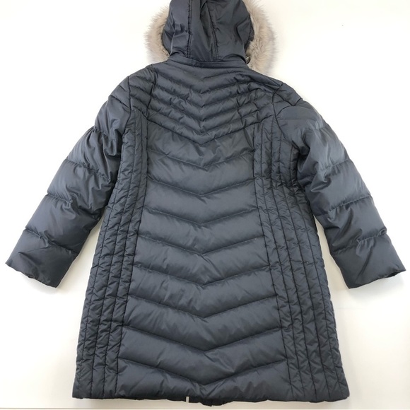 ANNE Klein chevron quilted puffa parka Size 16 - Picture 3 of 14